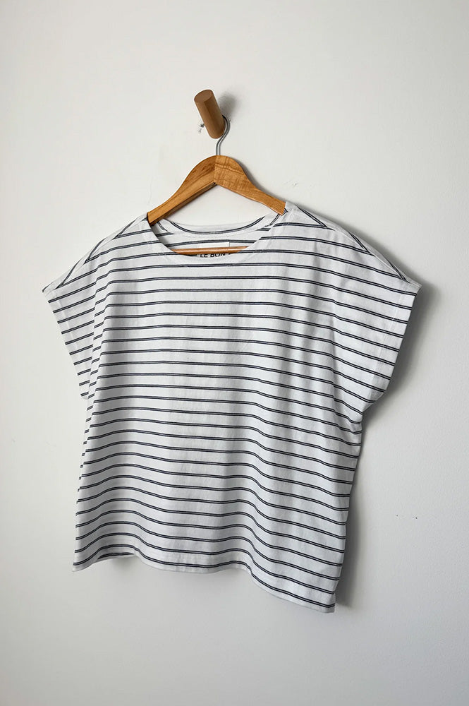 Le Bon Shoppe Cherie White Stripe Tee