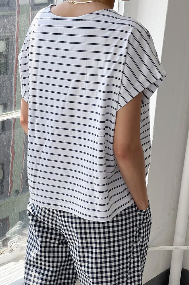 Le Bon Shoppe Cherie White Stripe Tee