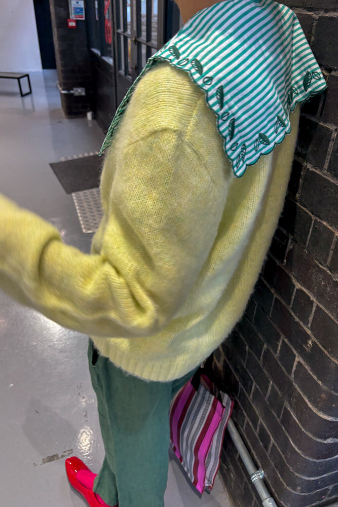 Dr Denim Tom Brushed Light Yellow Cardigan