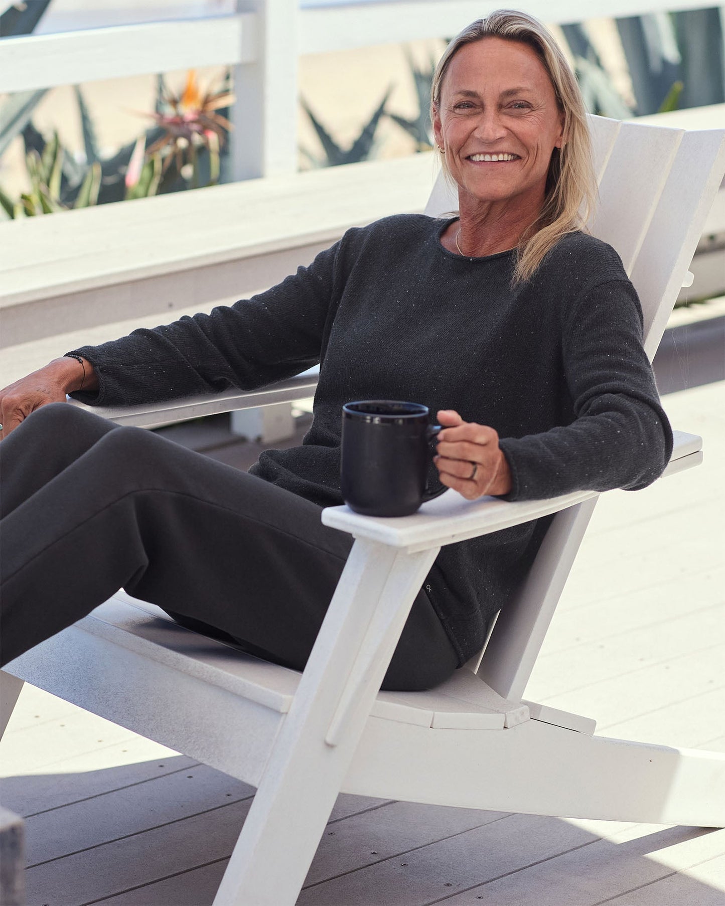 Crescent Knit Boatneck Top