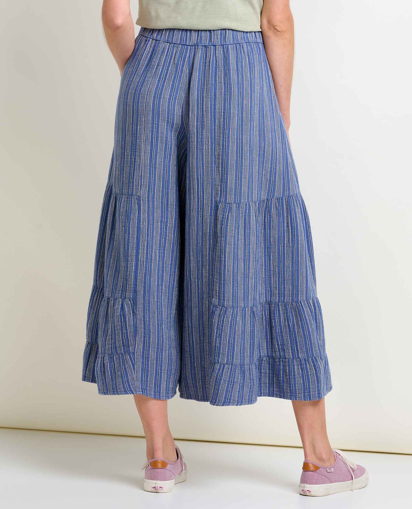 Tate Double Weave Palazzo Pant
