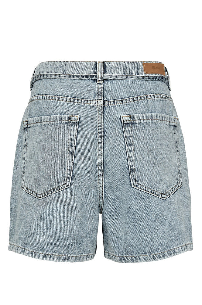 Numph Brooklyn Light Blue Bleach Shorts