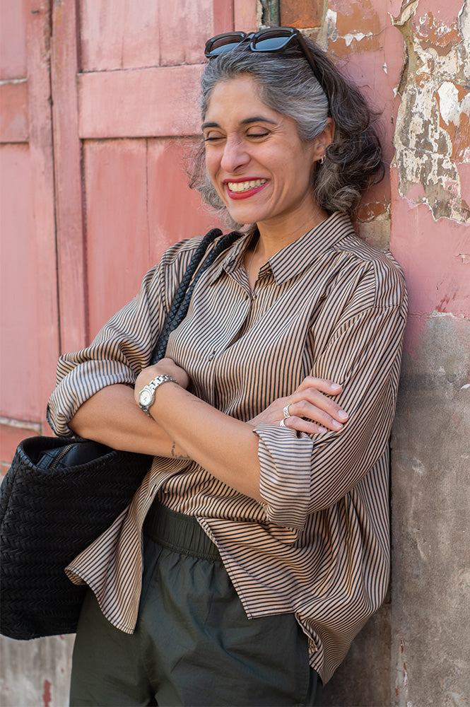 Sacrecoeur Ali Dandy Stripe Shirt
