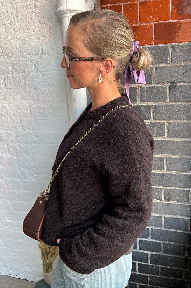 Maison Anje Bestana Brown Cardigan