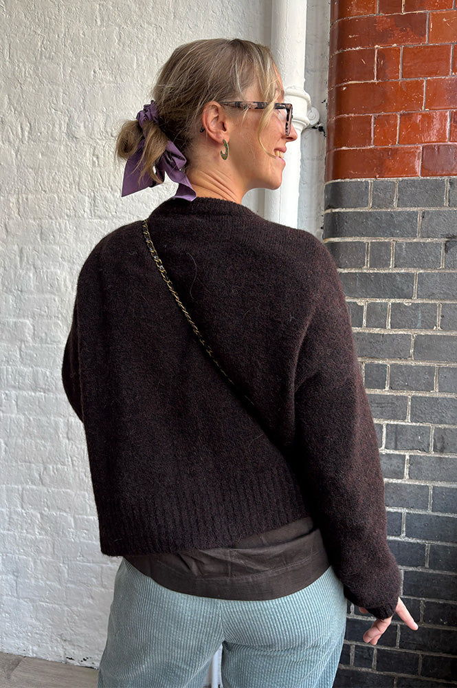 Maison Anje Bestana Brown Cardigan