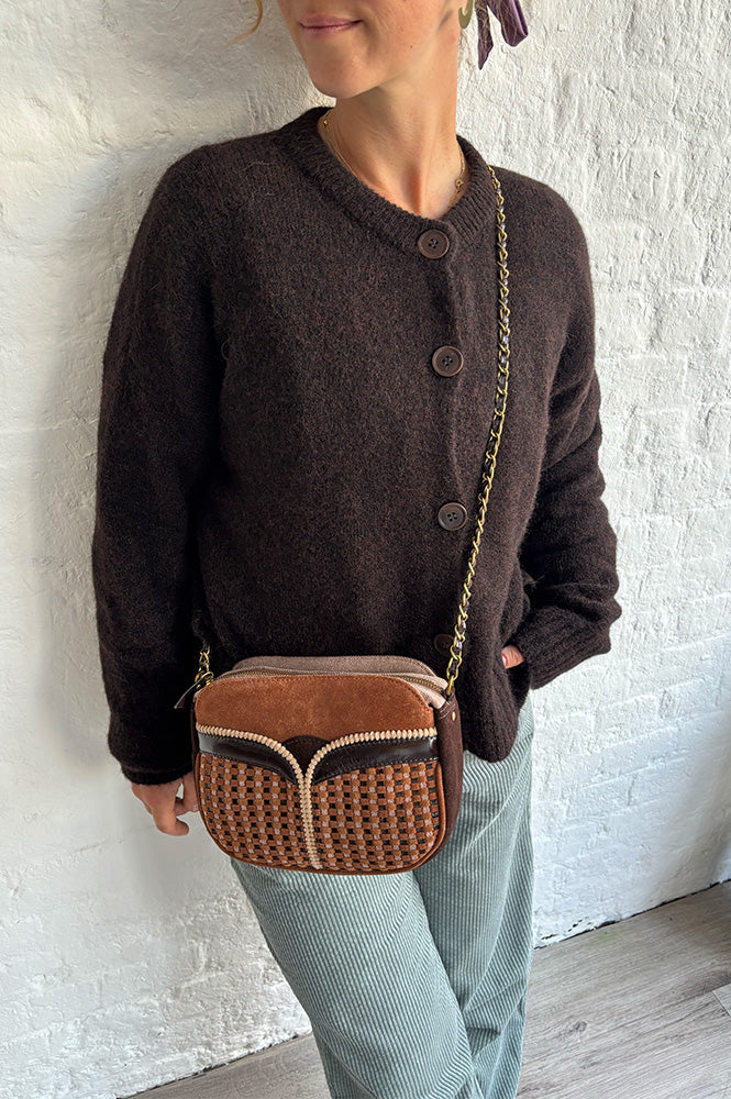 Maison Anje Bestana Brown Cardigan