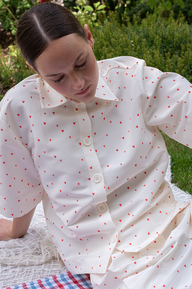 Stella Nova Heart Printed Shirt