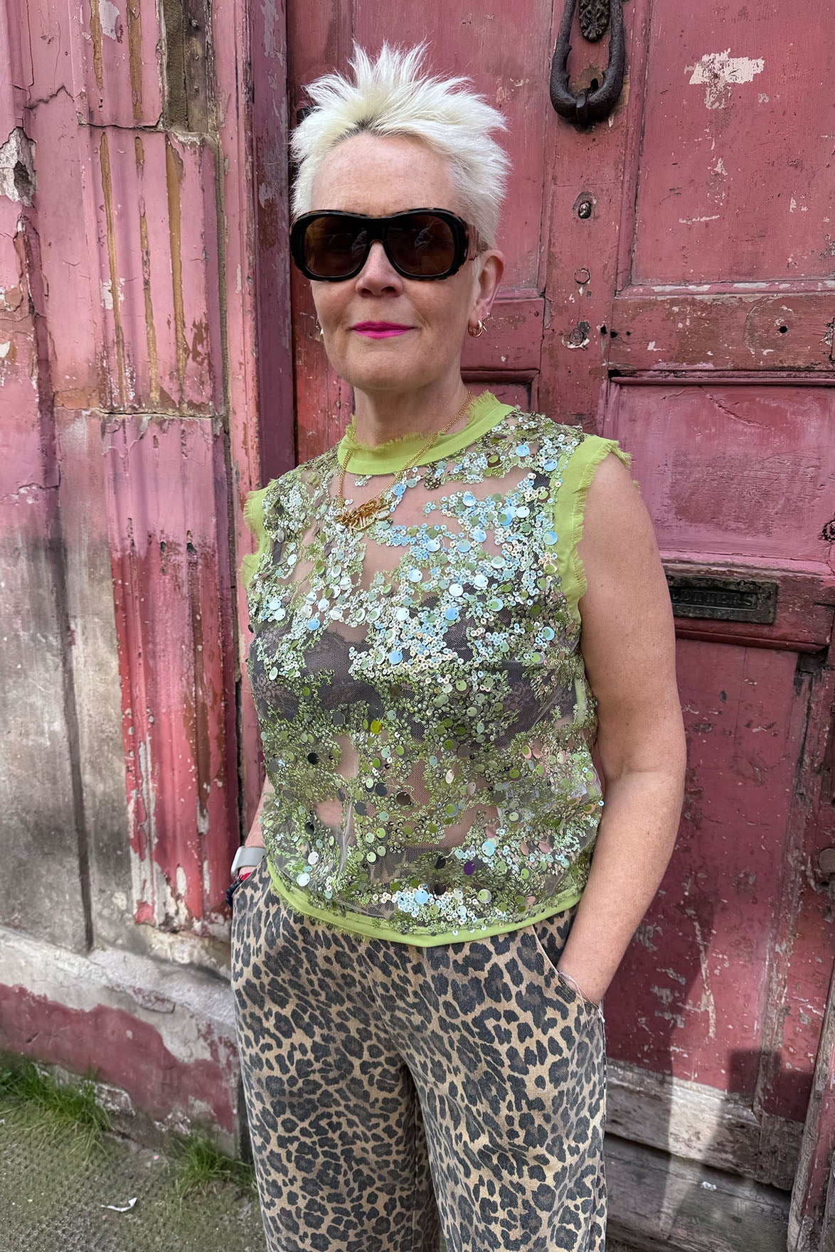Baum Und Pferdgarten Manira Herbal Garden Sequins Top