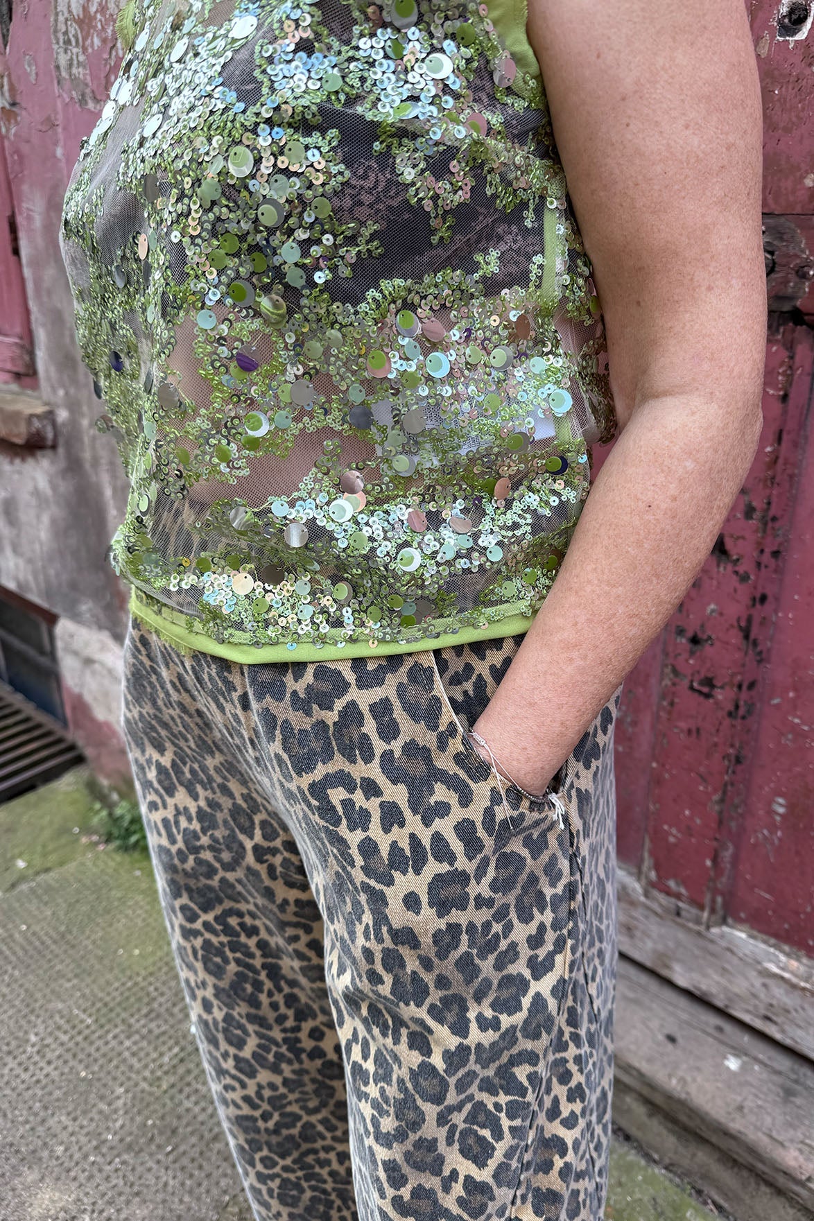 Baum Und Pferdgarten Manira Herbal Garden Sequins Top