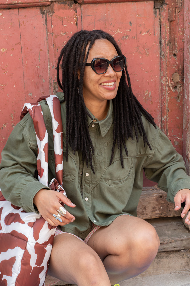 Bellerose Polaris Dusty Olive Denim Shirt
