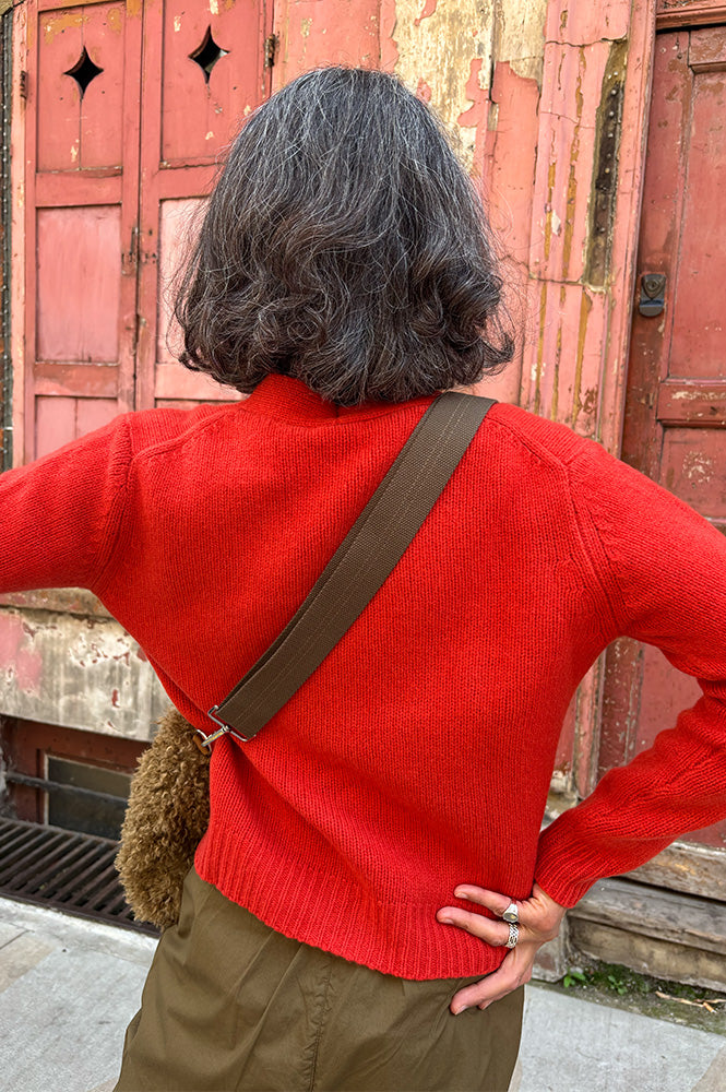 Cash CA Firebrick V-Neck Cardigan