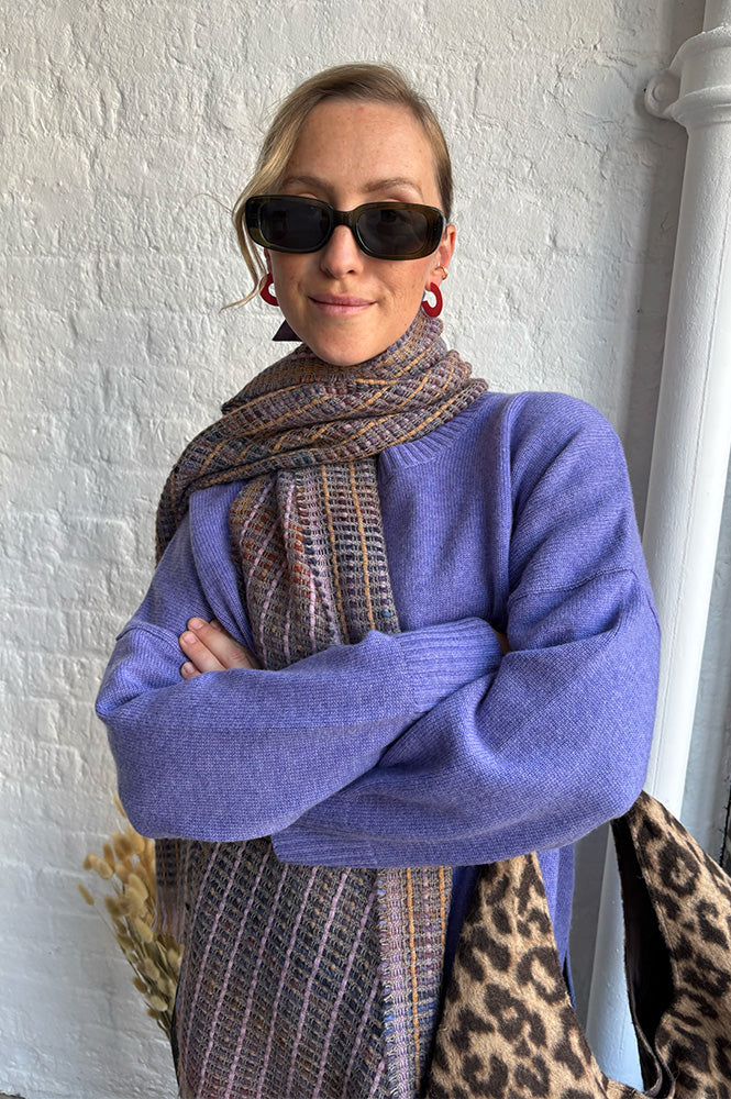 Cash CA Periwinkle Crew Neck Jumper