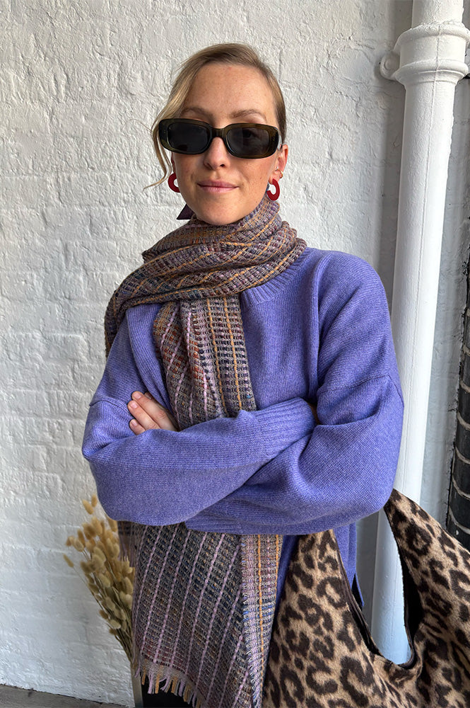 Cash CA Periwinkle Crew Neck Jumper