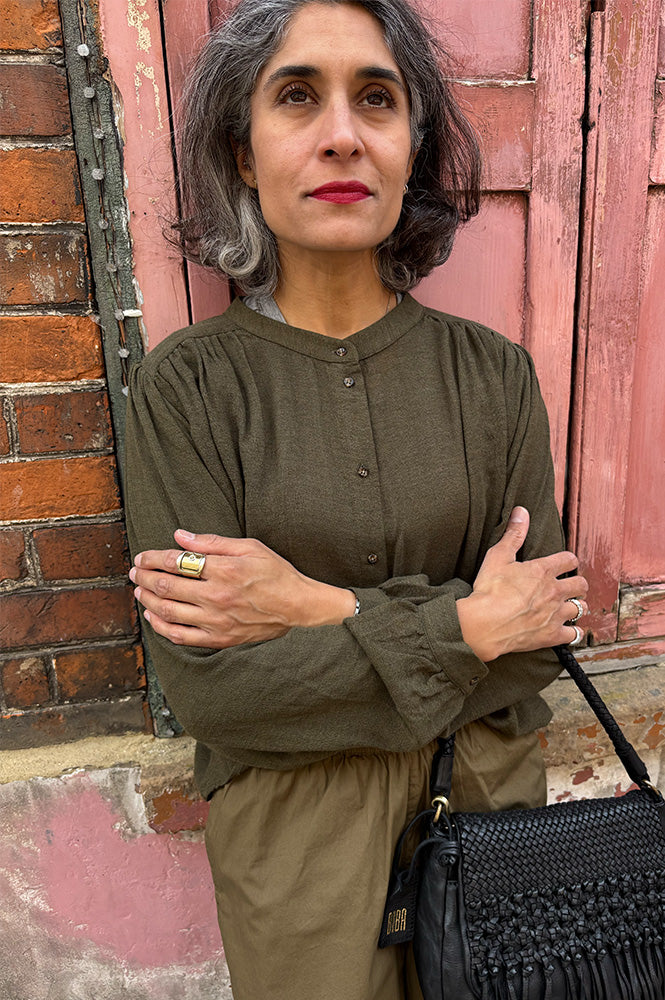 Sacrecoeur Gladis Khaki Blouse