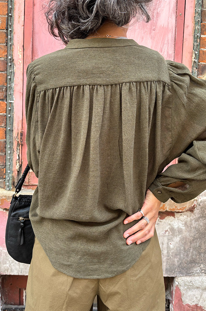 Sacrecoeur Gladis Khaki Blouse