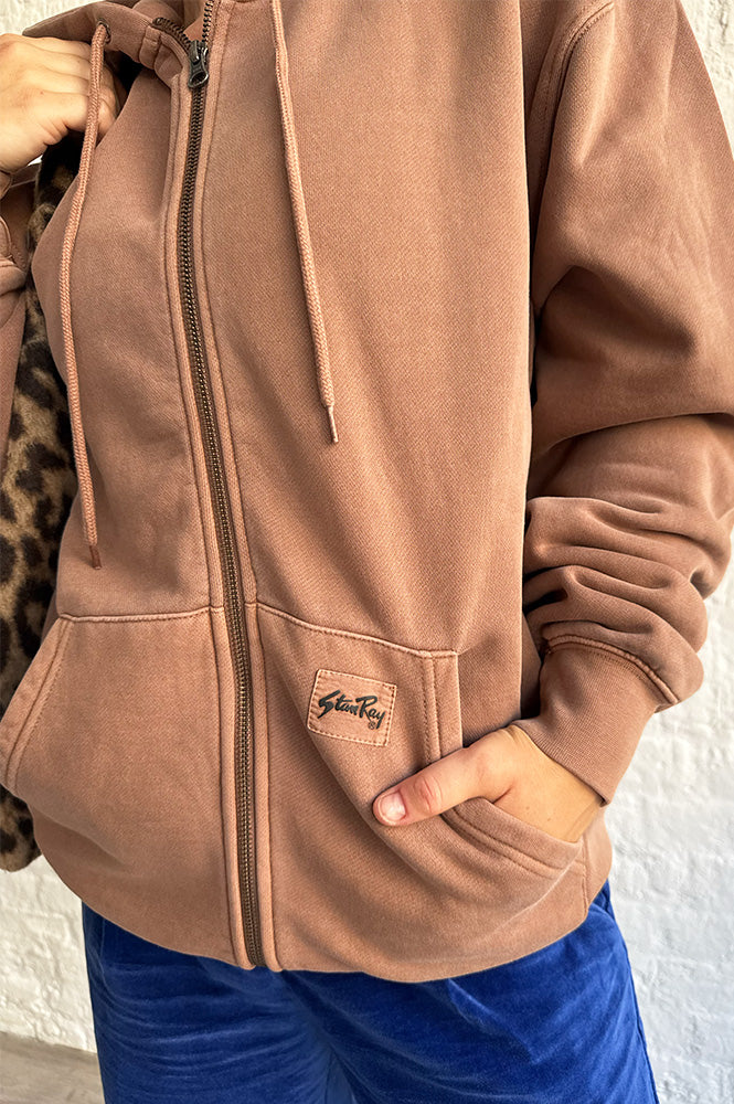 Stan Ray Washed Acorn Zip-Up Hoodie
