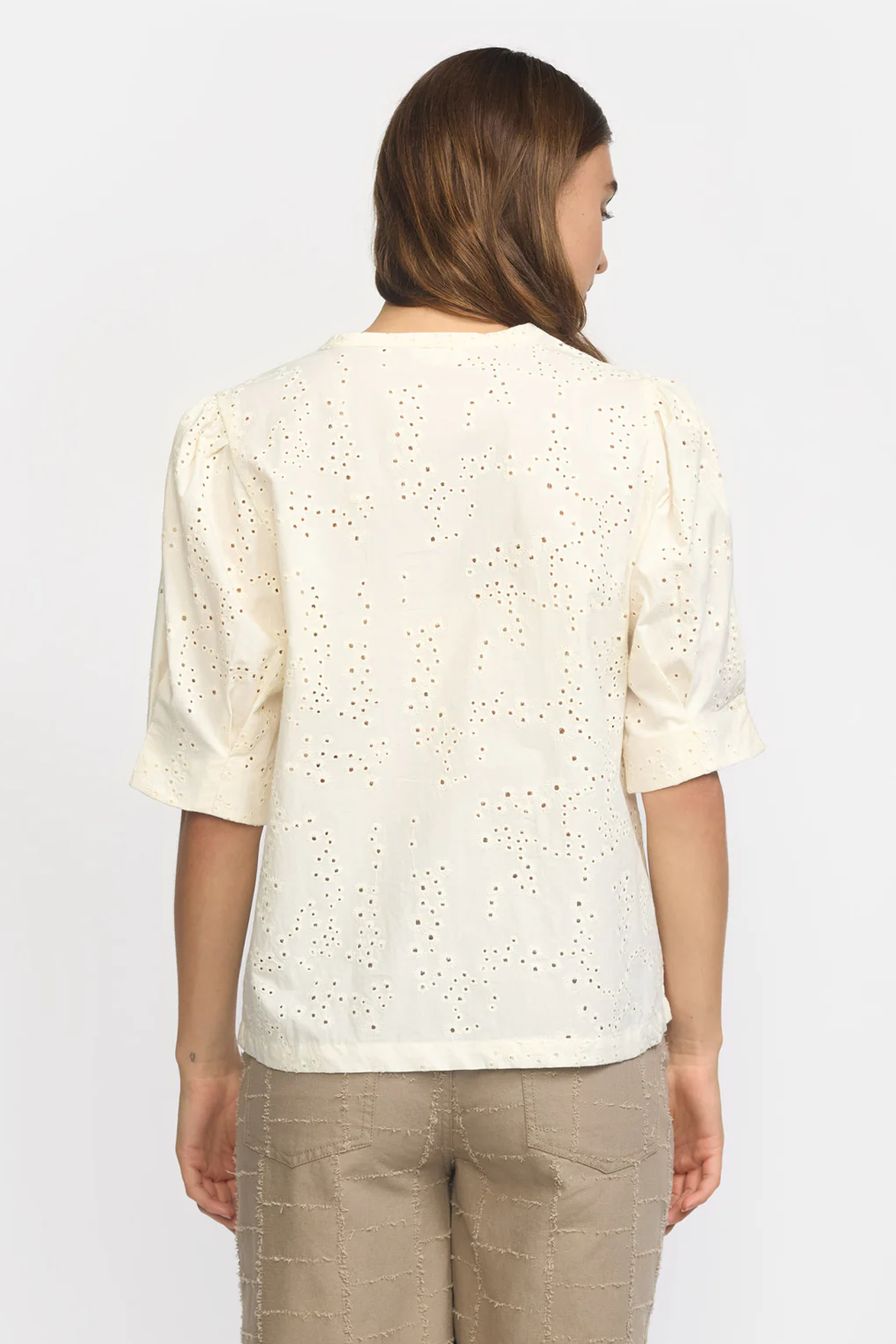 Esmé Studios Leo Buttercream Blouse