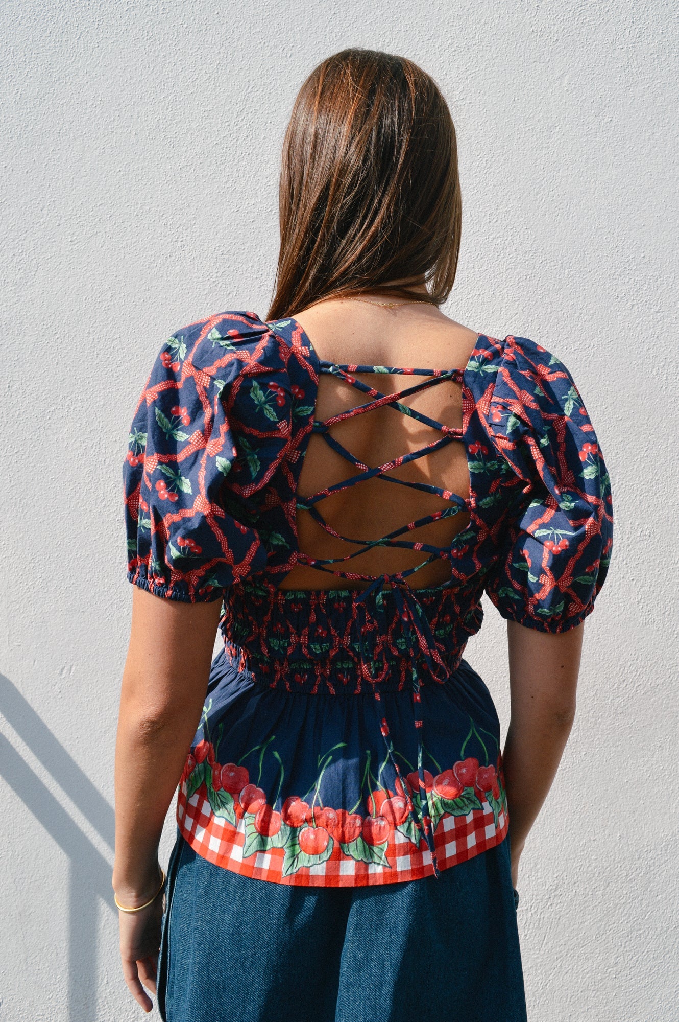 Damson Madder Allegra Cherry Pie Blouse