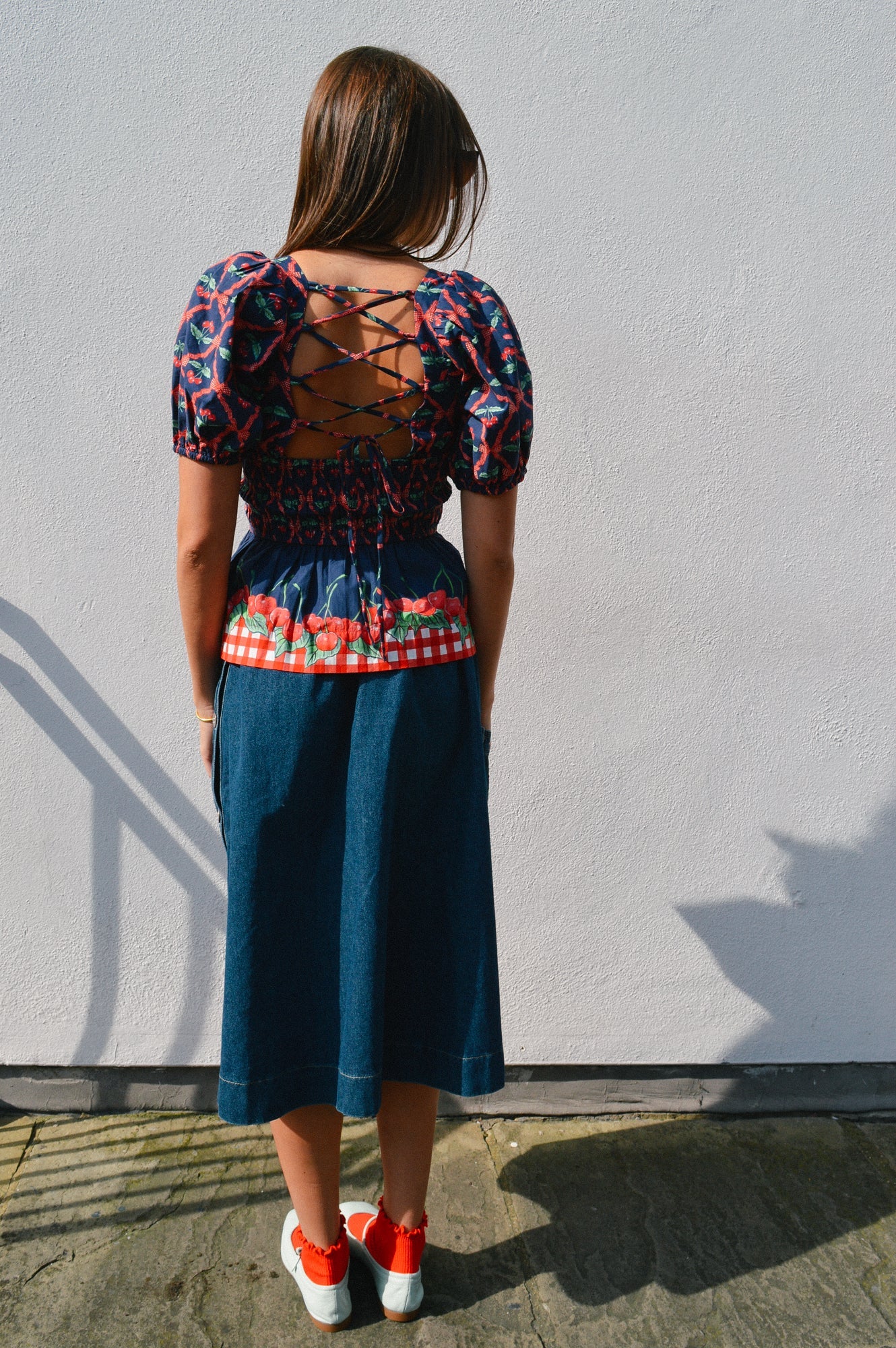Damson Madder Allegra Cherry Pie Blouse
