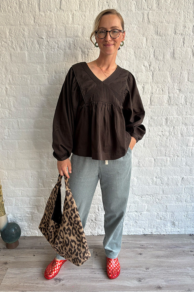 Grace & Mila Liberty Sage Corduroy Trousers