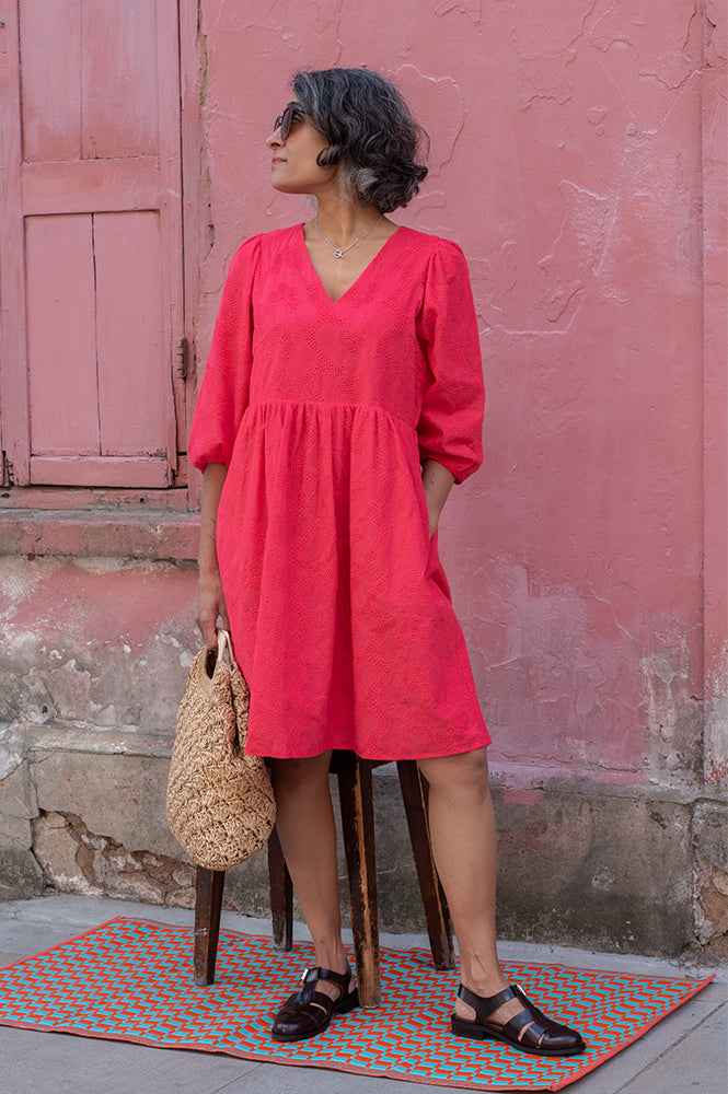 Numph Hensley Geranium Dress