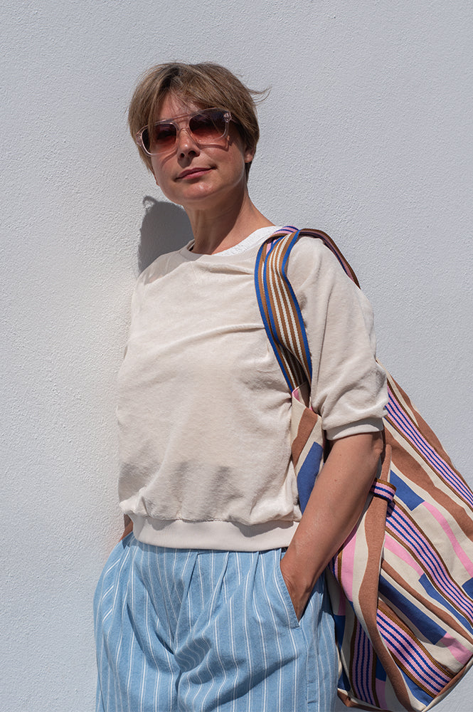 By-Bar Neva Almond Slub Top