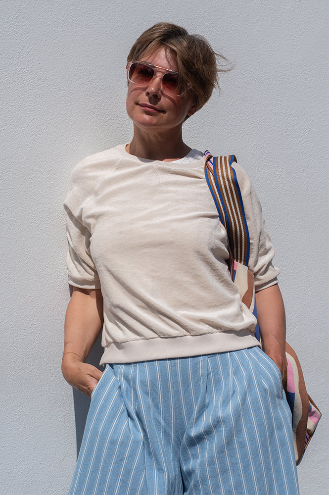 By-Bar Neva Almond Slub Top