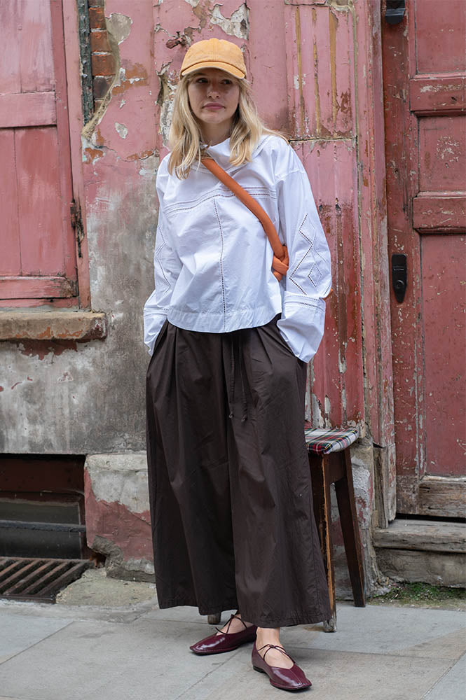 Soeur Guillemette White Embroidered Blouse