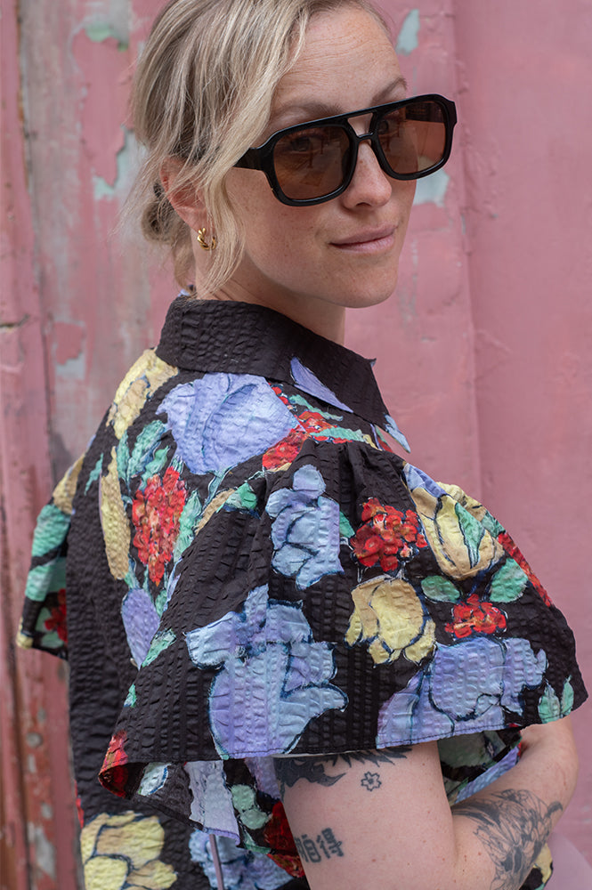 Stella Nova Dark Flower Shirt