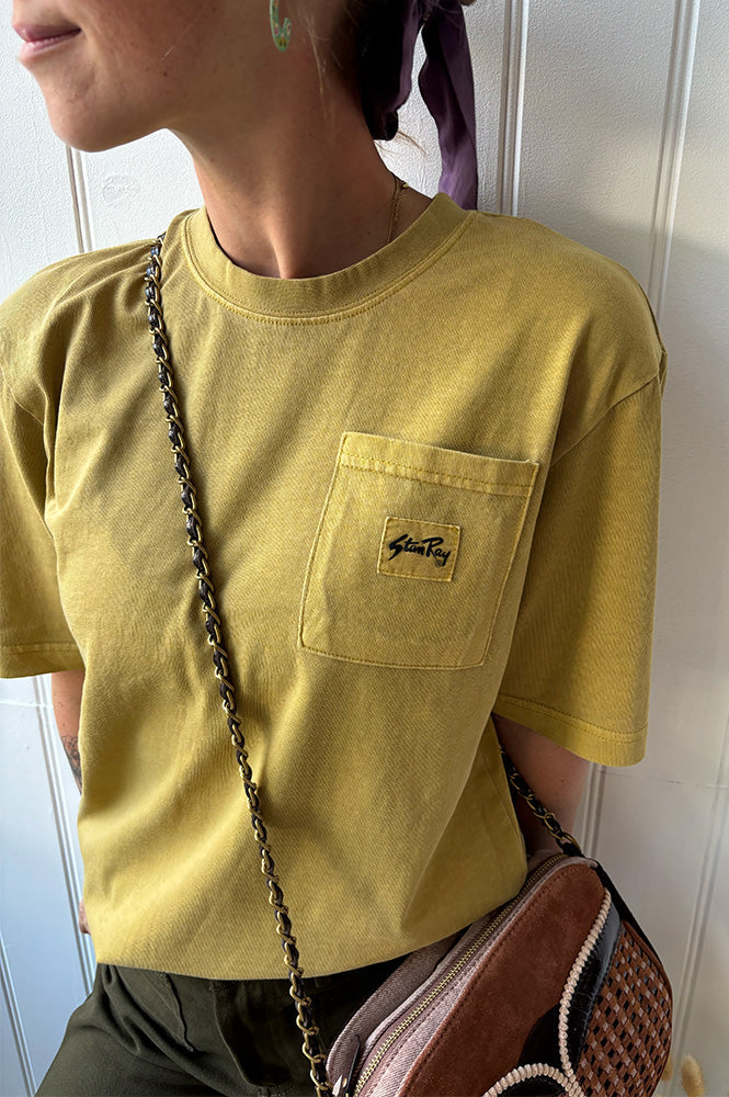 Stan Ray Washed Olive Patch Pocket Top