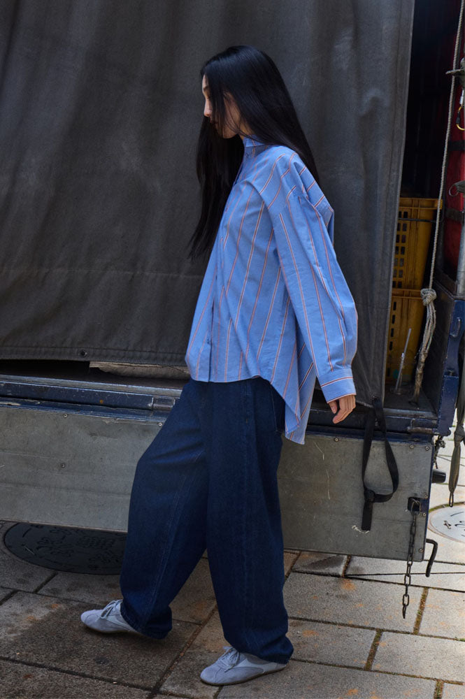 ICHI Berisel Barrel Leg Jeans