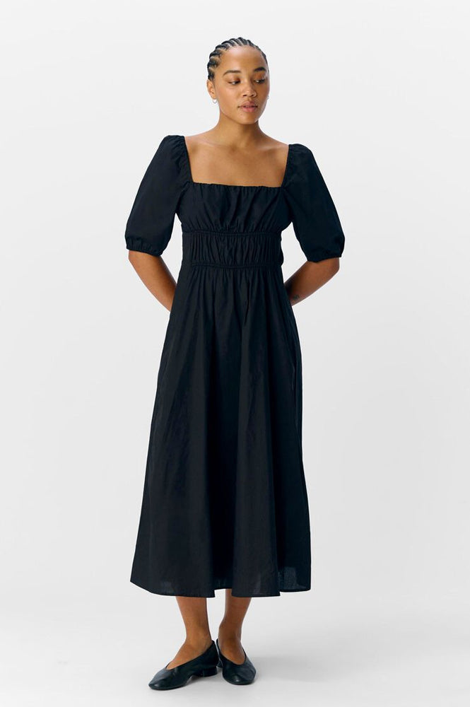Object Hanna Black Midi Dressi
