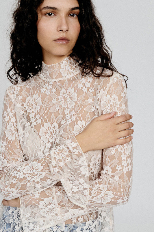 Baum Und Pferdgarten Meena White Sand Lace Top