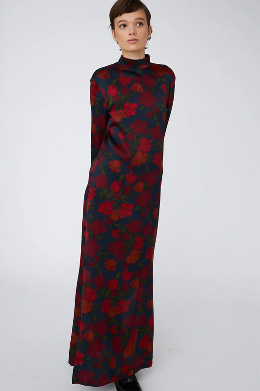 Stella Nova Flower Forest Silk Maxi Dress