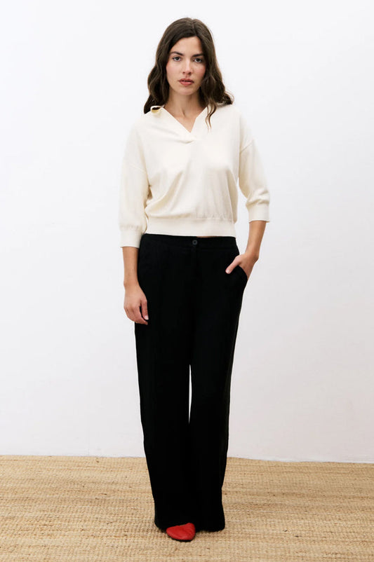FRNCH Nada Black Trousers