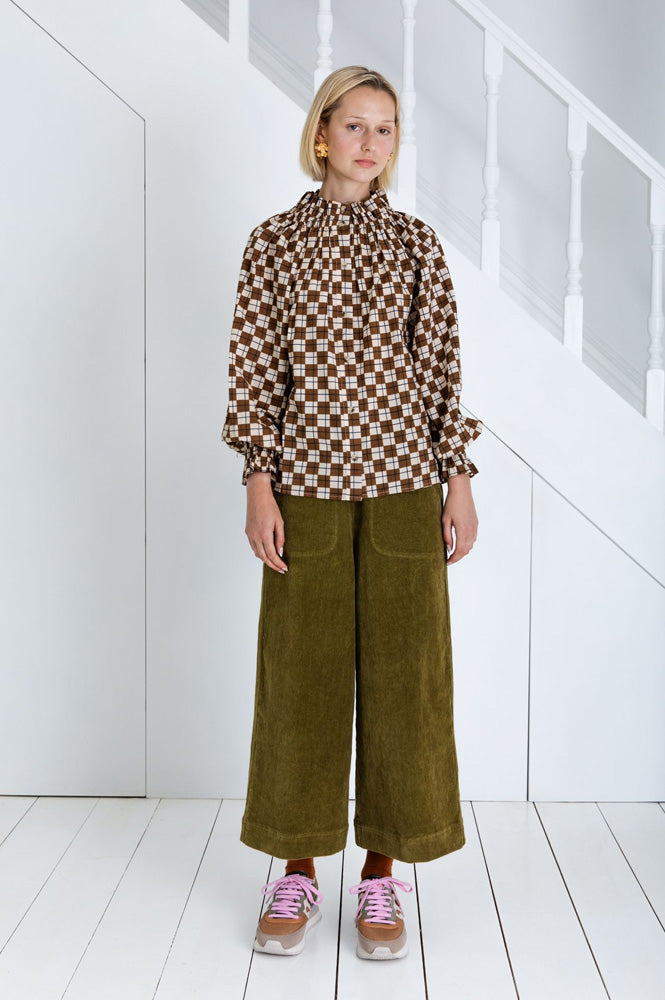 Bonté Arlo Olive Check Shirt