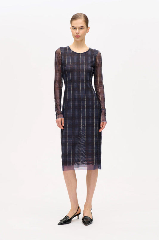 Baum Und Pferdgarten Jolandi Navy Check Dress