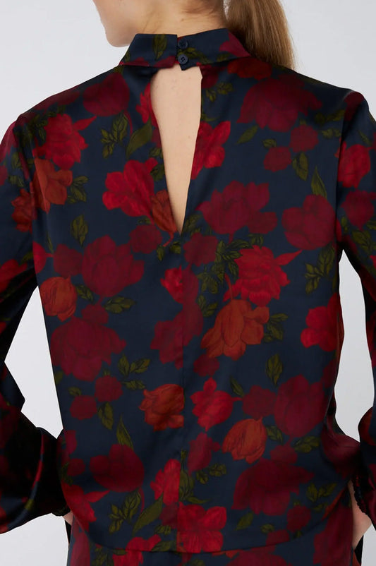 Stella Nova Flower Forest Silk Blouse