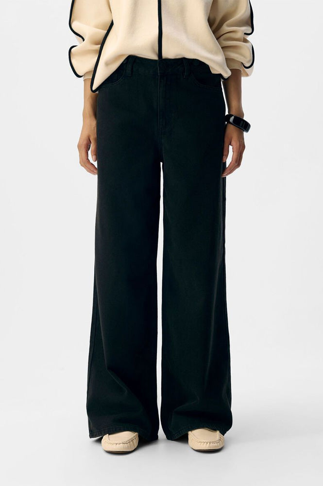 Object Moji Kamata Dark Brown Wash Jeans