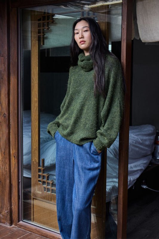 ICHI Aubery Denim Trousers