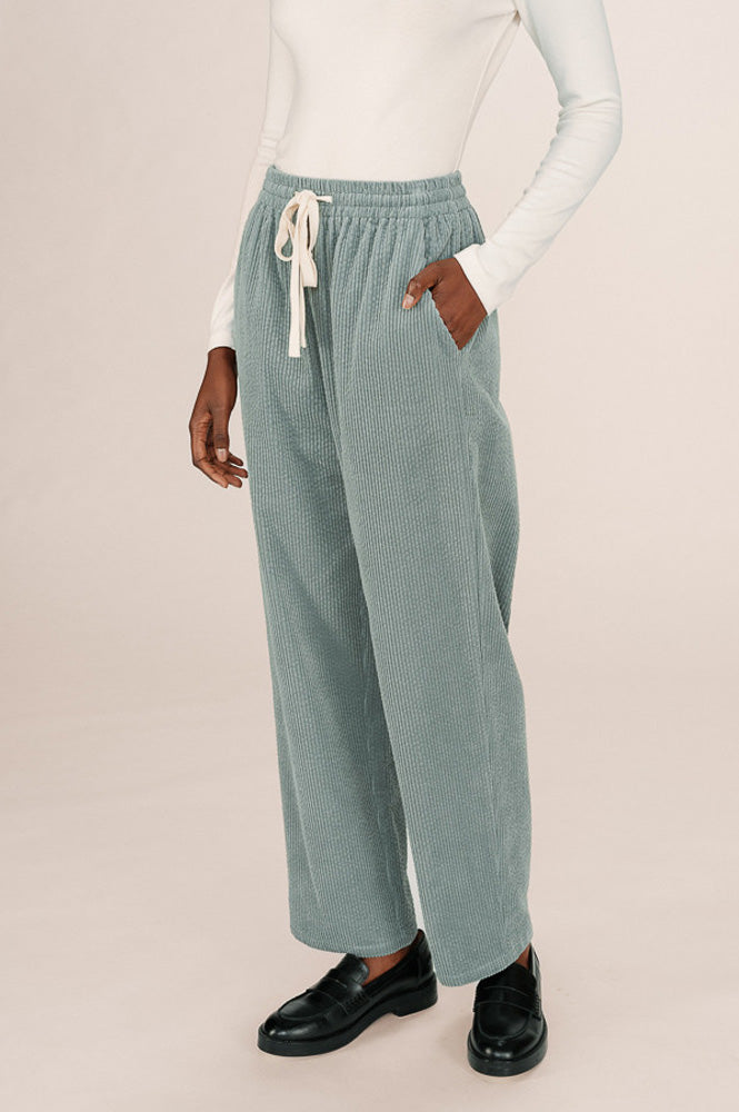Grace & Mila Liberty Sage Corduroy Trousers