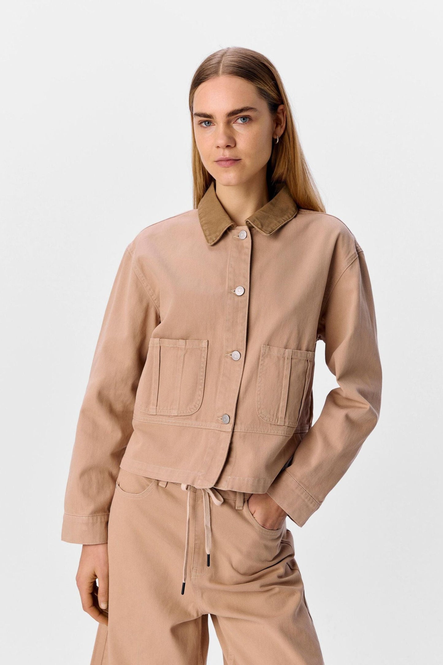 Object Avery Denim Sandshell Jacket