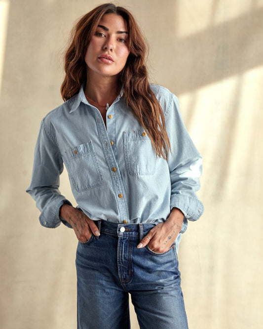 Women's Chambray Utility Shirt