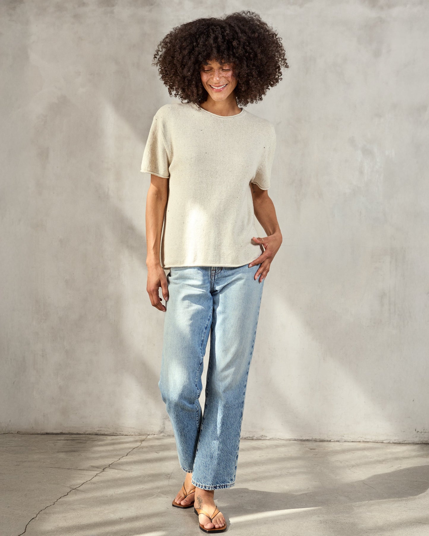Crescent Knit Top