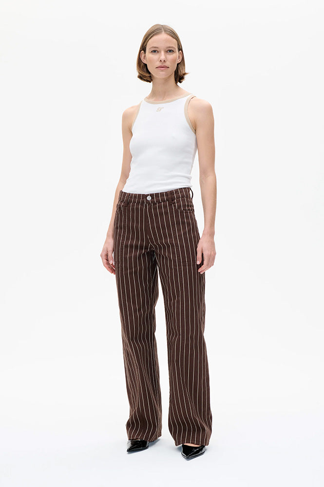 Baum Und Pferdgarten Nolia Creme Brown Stripe Jeans