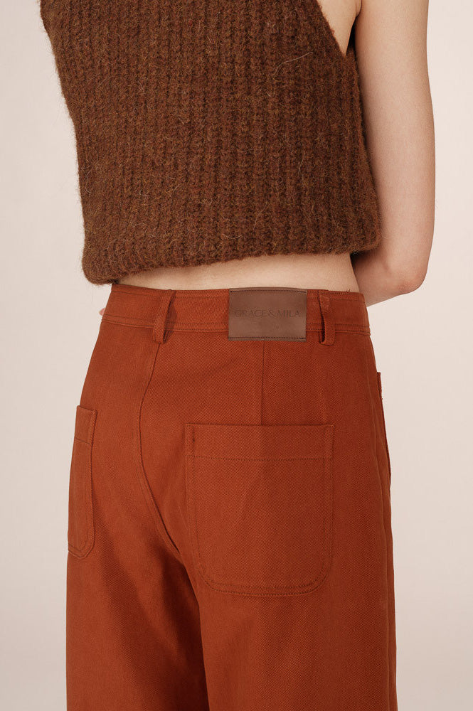 Grace & Mila Sole Camel Trousers