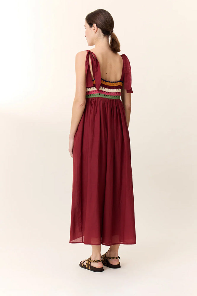 Leon & Harper Ricq Crochet Tomato Dress