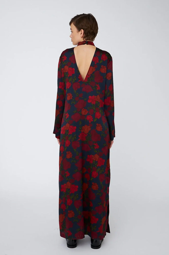 Stella Nova Flower Forest Silk Maxi Dress