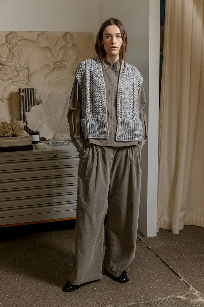 Project Aj117 Susie Grey Knit Vest