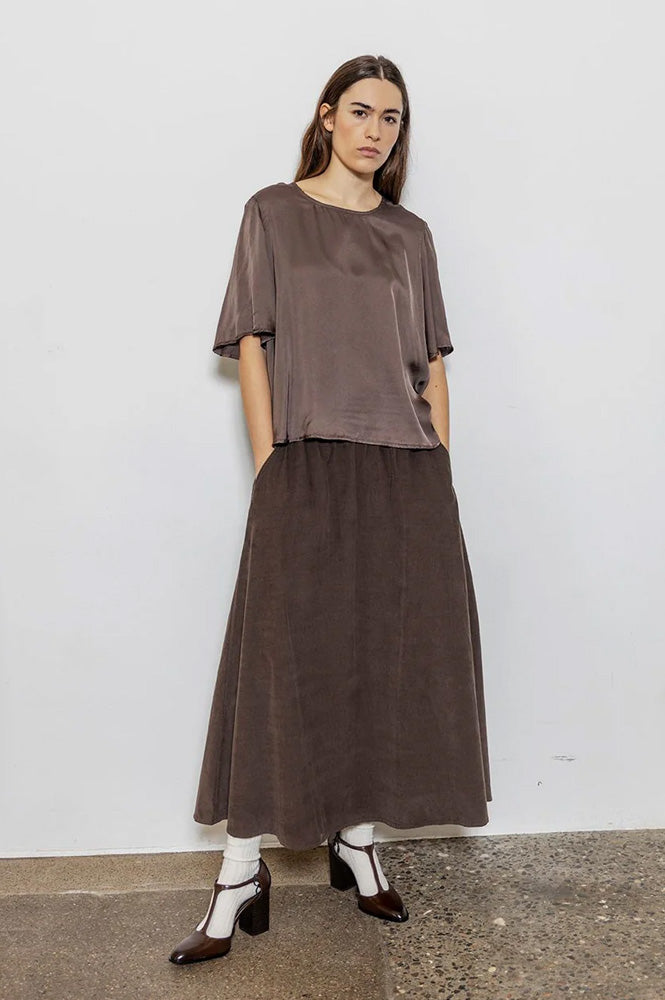 Project AJ117 Hailey Coffee Skirt